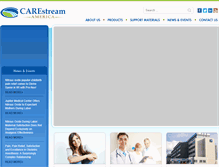 Tablet Screenshot of carestreamamerica.com